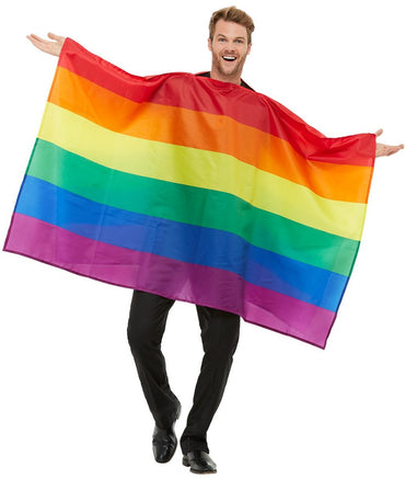 Rainbow Flag Multi Coloured Costume - Party Savers
