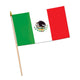 Mexican Flag Fabric 4in x 6in. - Party Savers