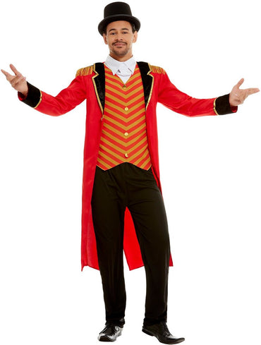 Deluxe Ringmaster Costume Chest 38"-40", Leg Inseam 32.75" - Party Savers