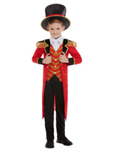 Boys Costume - Deluxe Ringmaster Red Costume - Party Savers