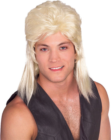 Mullet Blonde Wig Adult - Party Savers