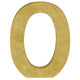 Letter O Gold Glittered Decoration MDF - Party Savers