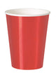 Red Foil Paper Cups 355ml 8pk - Party Savers