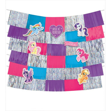 My Little Pony Friendship Adventures Deluxe Backdrop Decorating Kit 9pk - Party Savers
