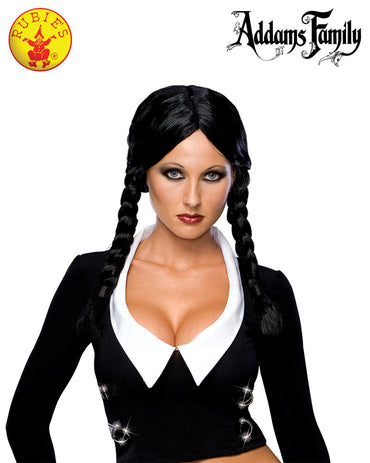 Wednesday Wig Adult - Party Savers