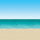 Ocean & Beach Backdrop 121cm x 914cm - Party Savers