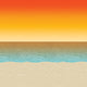 Luau Sunset Backdrop 121cm x 914cm - Party Savers