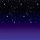 Starry Night Backdrop 1.21m x 9m - Party Savers