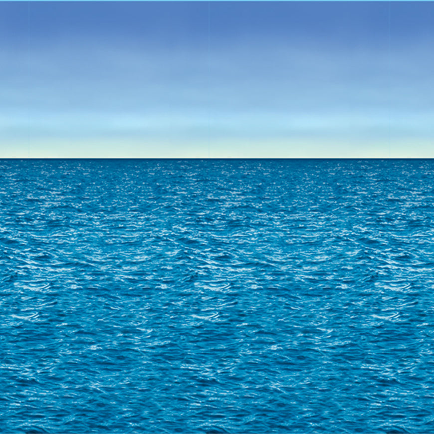 Ocean & Sky Backdrop 1.2m X 9m - Party Savers