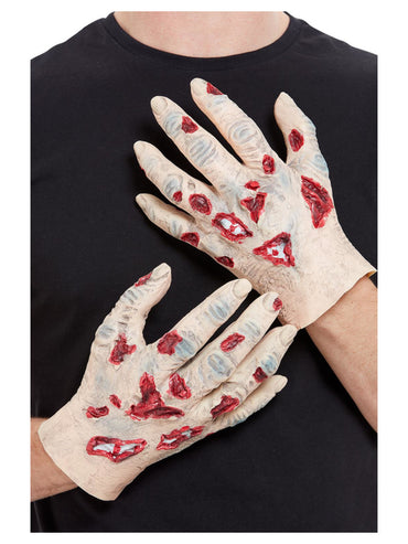 Beige Zombie Latex Hands