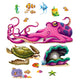 Sea Creature Props 13 pieces 5in - 5ft 3in - Party Savers