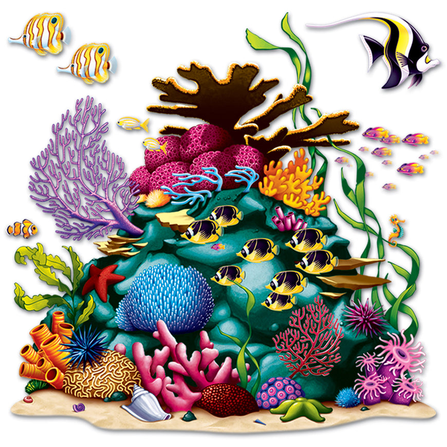 Coral Reef Prop 5ft 3in x 5ft 3in - Party Savers