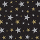 Gold and Silver Star Backdrop 4ft x 30ft Each