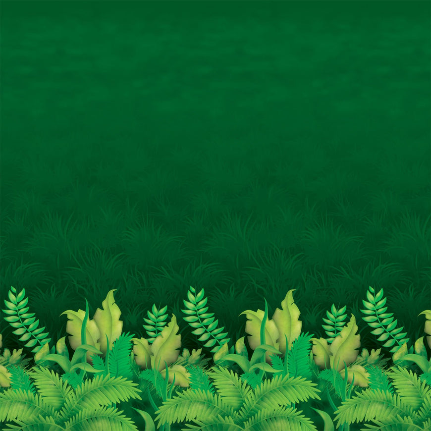 Jungle Foliage Backdrop 1.2m X 9m - Party Savers