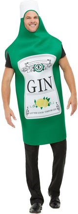 Gin Bottle Costume Green - Party Savers