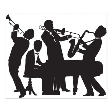 Great 20's Jazz Band Insta-Mural 183cm x 152cm - Party Savers