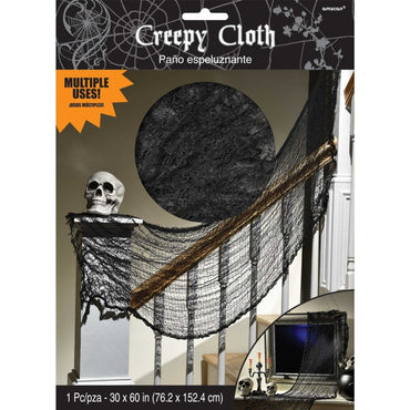 Halloween Creepy Black Cloth Decoration - Party Savers