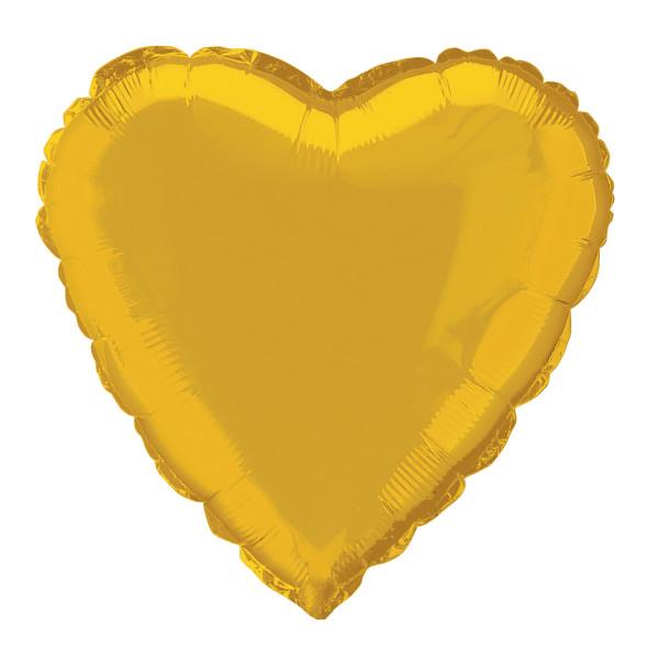 Silver Heart Foil Balloon 45cm - Party Savers