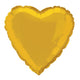Gold Heart Foil Balloon 45cm - Party Savers