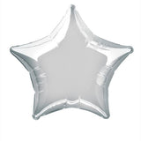 Orange Star Foil Balloon 50cm - Party Savers