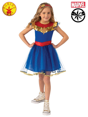 Girls Costume - Captain Marvel Tutu Dress - Party Savers
