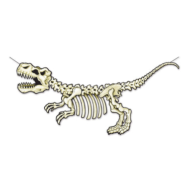T-Rex Skeleton Streamer 28.5in x 5ft Each