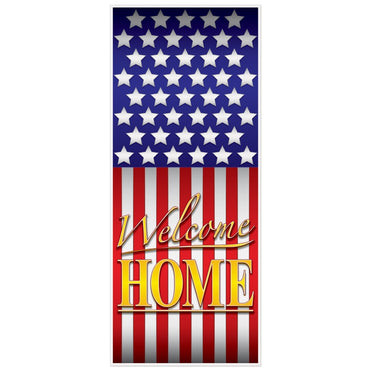 Welcome Home Door Cover 30in x 6ft Each - Party Savers
