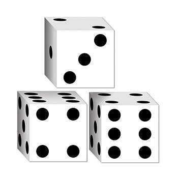 Dice Favor Boxes 3.25in x 3.25in. 3pk - Party Savers