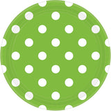Dots 17cm Round Paper Plates 8pk