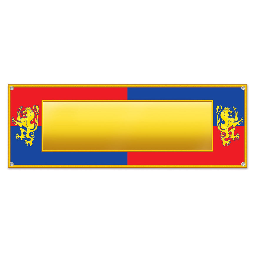 Medieval Sign Banner 152cm x 53cm - Party Savers