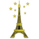 Jointed Foil Eiffel Tower 156cm - Party Savers