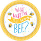 What Will it Bee? Round Plates 17.7cm 8pk - Party Savers