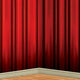 Red Curtain Backdrop 4ft x 30ft. Each - Party Savers