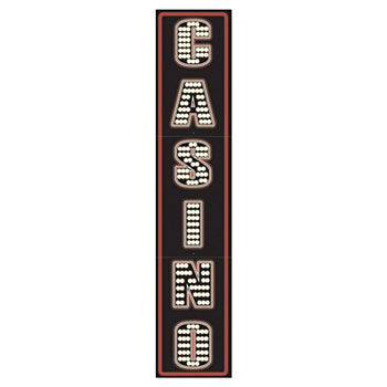 Jointed Casino Pull-Down Cutout 6ft. Each - Party Savers