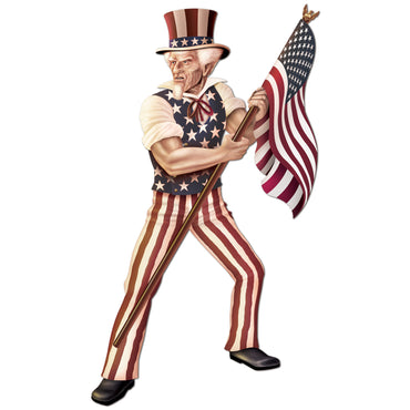 Jointed Uncle Sam 5ft 6in Each - Party Savers