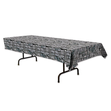Stone Wall Tablecover 137cm x 274cm - Party Savers