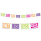 Fiesta Picado Style Pennant Banner 20cm x 3.65m - Party Savers
