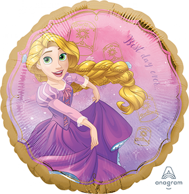 Rapunzel Once Upon A Time Foil Balloon 45cm - Party Savers