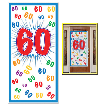 60 Plastic Door Cover 76cm x 152cm - Party Savers