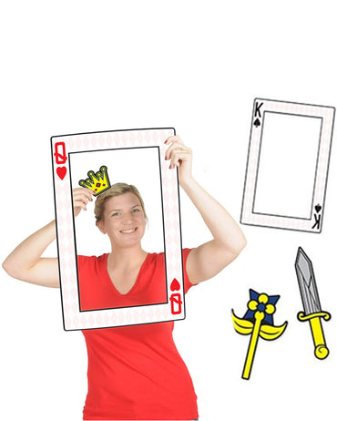Playing Card Photo Fun Frame 15.5in x 23.5in. Each - Party Savers