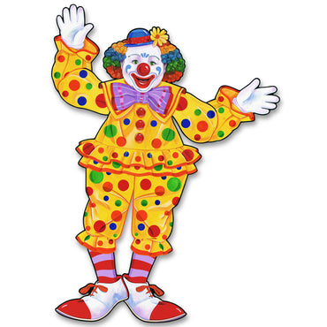 Jointed Circus Clown 76cm - Party Savers