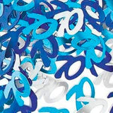 Black Glitz 70th Birthday Confetti 14gms - Party Savers