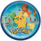 Pokemon Classic Round Paper Plates 9in. 8pk - Party Savers