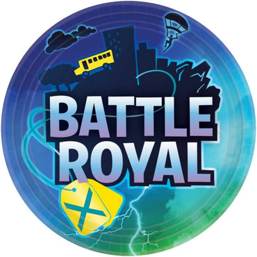 Battle Royal 9in/ 23cm Paper Dinner Plates 8pk - Party Savers