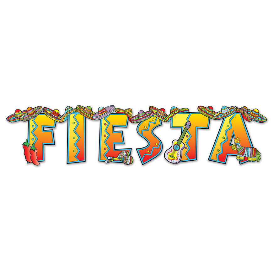 Fiesta Streamer 20cm x 89cm - Party Savers