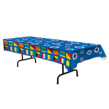 Nautical Tablecover 137cm x 274cm - Party Savers