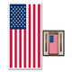 American Flag Plastic Door Cover 76cm x 152cm - Party Savers