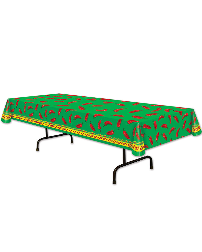 Chili Pepper Tablecover 54in x 108in. Each - Party Savers