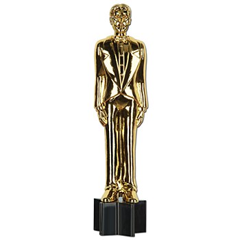 Awards Night Male Statuette Cutout 5ft 6in. each - Party Savers
