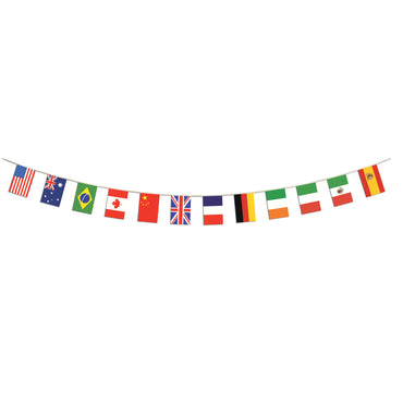 International Flag Pennant Banner 30cm x 4.5m - Party Savers